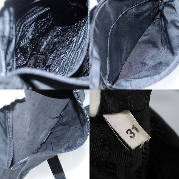 PRADA Shoulder Bag Nylon Black - Picture 13 of 13